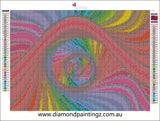Colourful Swirl … Full Coverage of Diamonds - Made to Order