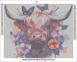Highland Cow … Full Coverage of Diamonds - Made to Order