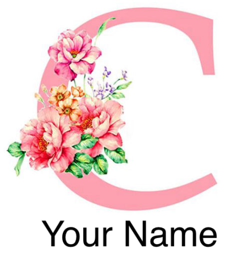 Alphabet Personalised Letter C * Pre Order (Made to order) … - Full Coverage of Diamonds