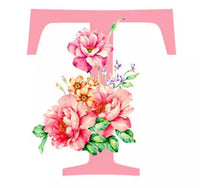 Alphabet Personalised Letter T * Pre Order (Made to order) … - Full Coverage of Diamonds